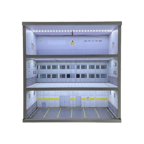kowaku 1/64 Modellauto-Vitrine, Spielzeugauto-Vitrine, Miniatur-Szenario, simulierte Parkplatzszene, Style E kowaku 1/64 Modellauto-Vitrine, Spielzeugauto-Vitrine, Miniatur-Szenario, simulierte Parkplatzszene, Style E von kowaku