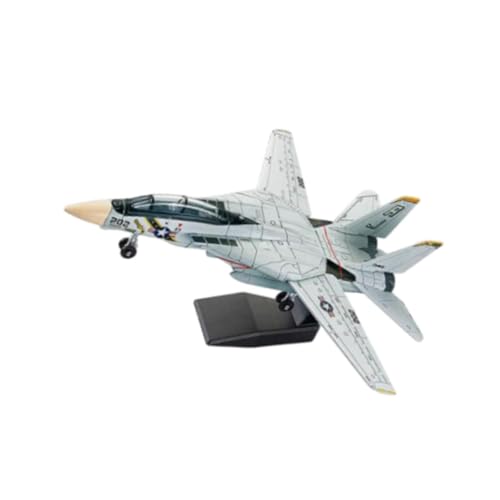 kowaku 1/72 Skala Fighter Model Kit Bildungsflugzeug Ornament Feine motorische Fähigkeiten für Regal, F14 von kowaku