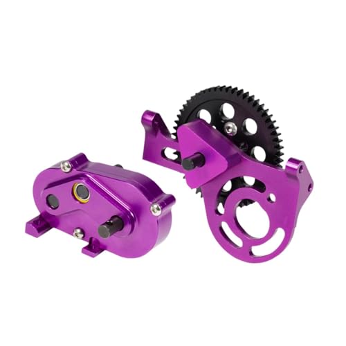 kowaku 1:10 RC -Auto RC -Auto -Ersatzzubehör RC Getriebe Vordere RC -Autogetriebe für Ersatzteile Ersatz, Lila von kowaku