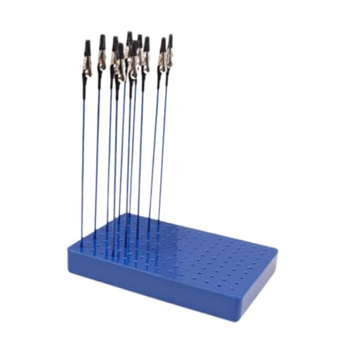 kowaku 10 Stücke Malerei Clips Paint Stand Basis Modell Malerei Clip Sticks für DIY -Modell Malerei Handwerkshandwerk, Blau 10 Clips von kowaku