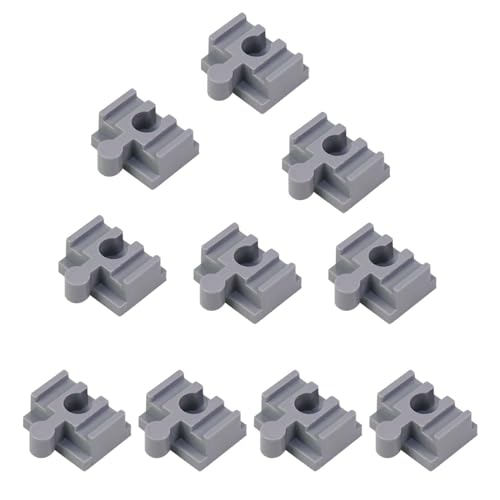 kowaku 10-teiliger Schienenadapter für Holzeisenbahnen, Schienenverbinder-Bausatz für Holzeisenbahnen, grau kowaku 10-teiliger Schienenadapter für Holzeisenbahnen, Schienenverbinder-Bausatz für Holzeisenbahnen, grau von kowaku