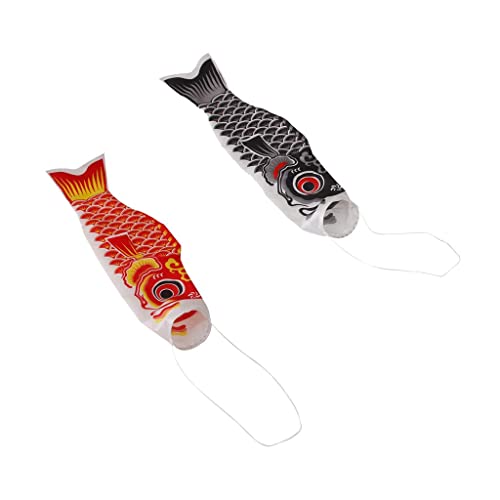 kowaku 100 cm Koi Fahne in lebendigem Rot von kowaku