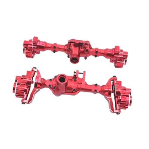 kowaku 2 Stück RC Vorder- und Hinterachse RC-Autoteil Stabiles Achsgehäuse für 1/10 RC Crawler R1001 Teile Zubehör Modifikation, Rot kowaku 2 Stück RC Vorder- und Hinterachse RC-Autoteil Stabiles Achsgehäuse für 1/10 RC Crawler R1001 Teile Zubehör Modifikation, Rot von kowaku