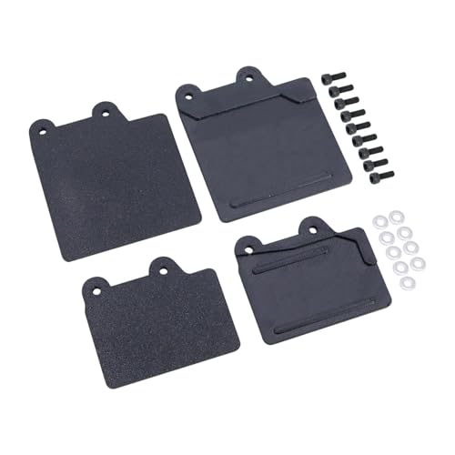 kowaku 2Pcs Simulation Kotflügel Kotflügel Weiche Gummi 1:8 Skala DIY ACCS Schmutzfänger für RC Hobby Auto für gehen H8H von kowaku