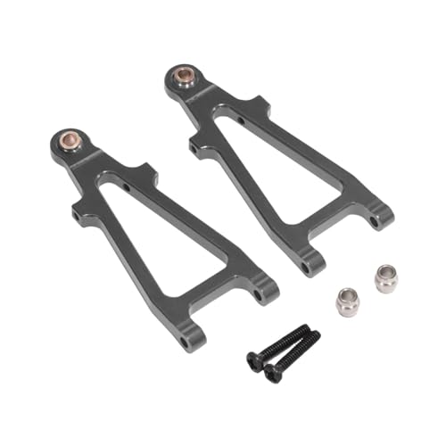 kowaku 2X RC -Auto vorne untere Schwung Arme Ersatzteile 1/20 Skala modifizierter Teilsuspensionsarme für 20208, Grau von kowaku