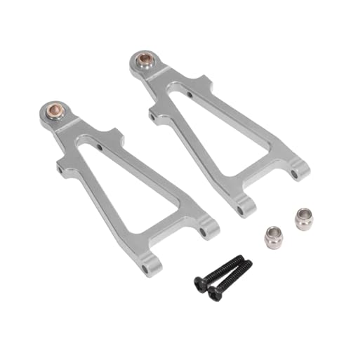 kowaku 2X RC -Auto vorne untere Schwung Arme Ersatzteile 1/20 Skala modifizierter Teilsuspensionsarme für 20208, Silber von kowaku
