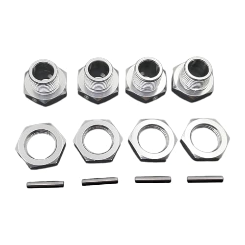 kowaku 4pcs RC Hex Hubs Räder Sechskantzubehör erweiterte Ersatzteile DIY Aluminiumlegierung RC Car Sppare Teilmodell Auto Teil 17mm 1: 8, Argent kowaku 4pcs RC Hex Hubs Räder Sechskantzubehör erweiterte Ersatzteile DIY Aluminiumlegierung RC Car Sppare Teilmodell Auto Teil 17mm 1: 8, Argent von kowaku