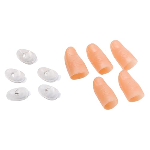 kowaku 5 Stück Finger-Daumen-Licht-Requisite, Show-Trick-Bar-Daumenspitzen-Lichter, leuchtende Daumenspitzen für Cosplay, Halloween, Straße kowaku 5 Stück Finger-Daumen-Licht-Requisite, Show-Trick-Bar-Daumenspitzen-Lichter, leuchtende Daumenspitzen für Cosplay, Halloween, Straße von kowaku