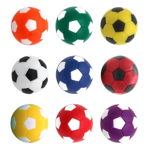 kowaku 9X Tischkickerbälle für Gesellschaftsspiele, Fingersport, Tischfußballmaschine von kowaku
