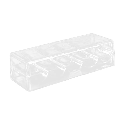 kowaku Acryl Clear Chip Case Mahjong Chip Storage Box Tably Clear für Partys Gaming -Zubehör von kowaku