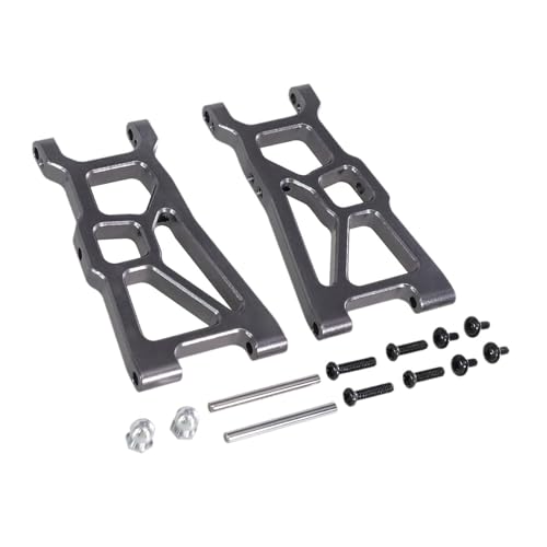 kowaku Aluminiumlegierung RC Lower A-Arms Frontschwung Arm Easy Installation Unterarme Ersatz für RC-Auto-DIY-Modifikation, Grau von kowaku