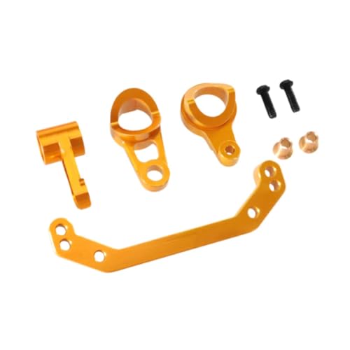 kowaku Aluminiumlegierungslenkbaugruppe, RC-Autozubehör Fernbedienungsauto Teil für PTG-2R 1/10 RC-Auto Skala-Skala, Gold von kowaku