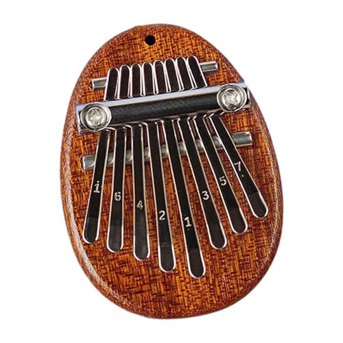 kowaku Anfänger-Fingerinstrument, kompaktes kleines Fingerklavier, Daumenklavier für Anfänger, Musikliebhaber, Erwachsene, Ornamente, Spieler, , Wasser von kowaku