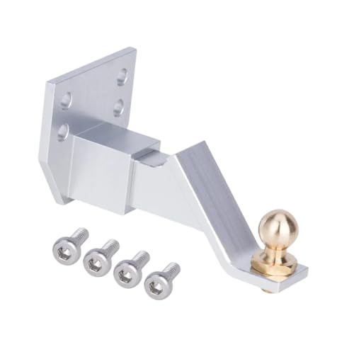 kowaku Anhängerkupplung Bracket Metall Verstellbarer Schwerpfleger -Anhänger -Anhänger -Hitch -Empfänger Upgrade für 1:10 RC -Auto Skala, Splitter von kowaku