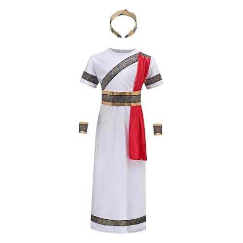 kowaku Antikes Design römische Kostüme für Kinder, Robe, Wiederverwendbare Kopfbedeckung, Kinderkostüme, 120 kowaku Antikes Design römische Kostüme für Kinder, Robe, Wiederverwendbare Kopfbedeckung, Kinderkostüme, 120 von kowaku