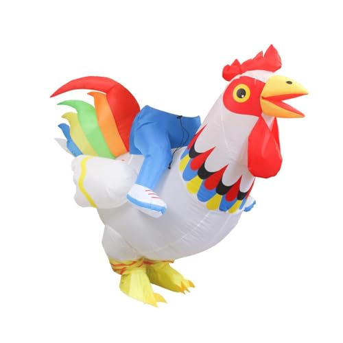 kowaku Aufblasbares Hahnenkostüm, kreatives Verkleidungs-Outfit, Aufblaskostüme, Weiß kowaku Aufblasbares Hahnenkostüm, kreatives Verkleidungs-Outfit, Aufblaskostüme, Weiß von kowaku