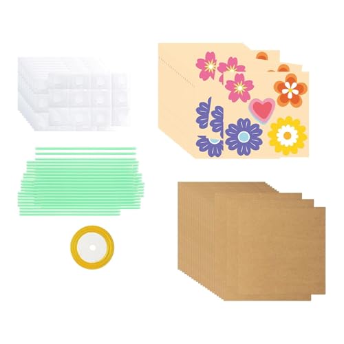 kowaku Blumenstrauß Bastelkit, Machen Sie Ihr eigenes Blumenstrauß, Blumenpapierhandwerk DIY für Muttertag, 24 Stück von kowaku