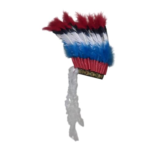 kowaku Chief Indian Hat Decorative Kostümzubehör für Kostümfestival, Style A kowaku Chief Indian Hat Decorative Kostümzubehör für Kostümfestival, Style A von kowaku