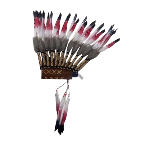 kowaku Chief Indian Hat Decorative Kostümzubehör für Kostümfestival, Style B kowaku Chief Indian Hat Decorative Kostümzubehör für Kostümfestival, Style B von kowaku