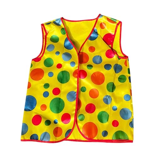 kowaku Clownweste für Erwachsene Funny Clown Kostüm für Partybevorzugungen Rollenspiele Karneval von kowaku