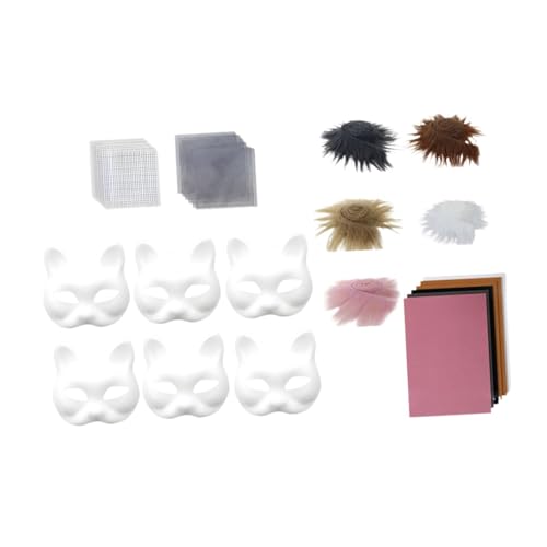kowaku DIY Kit Full Face Tiermaske für Anfänger Frauen Männer Halloween Urlaub, Style B von kowaku