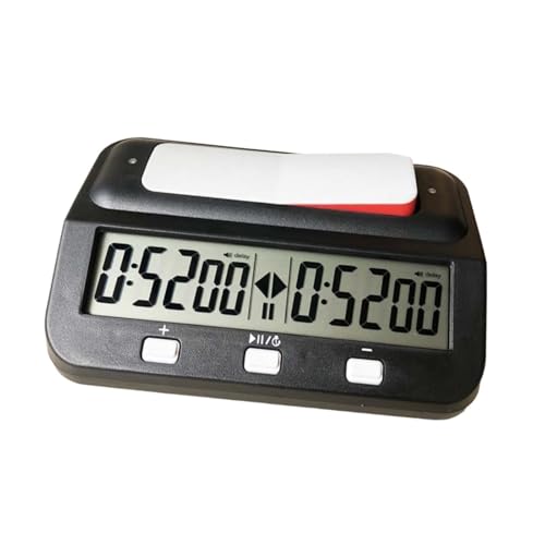 kowaku Digitaler Timer, digitaler Schachtimer, kompakte Schachuhr, Brettspiel-Timer für Geschenke, Schachliebhaber-Party, Schachspiel, Brettspiel, Schwarz kowaku Digitaler Timer, digitaler Schachtimer, kompakte Schachuhr, Brettspiel-Timer für Geschenke, Schachliebhaber-Party, Schachspiel, Brettspiel, Schwarz von kowaku