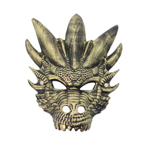 kowaku Dragon Cosplay Face für Rollenspiele Prom Festival Bühnenaufführung, Gold kowaku Dragon Cosplay Face für Rollenspiele Prom Festival Bühnenaufführung, Gold von kowaku