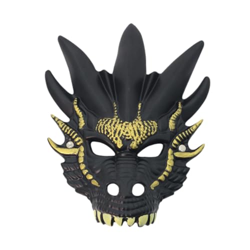 kowaku Dragon Cosplay Face für Rollenspiele Prom Festival Bühnenaufführung, Schwarz von kowaku