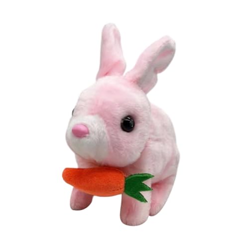 kowaku Electric Bunny Plüschspielzeug, realistische Hasenspielzeug -Feiertagsgeschenke, Simulation Stofftiere, interaktives Plüschkaninchen für Kleinkinder, Rosa kowaku Electric Bunny Plüschspielzeug, realistische Hasenspielzeug -Feiertagsgeschenke, Simulation Stofftiere, interaktives Plüschkaninchen für Kleinkinder, Rosa von kowaku