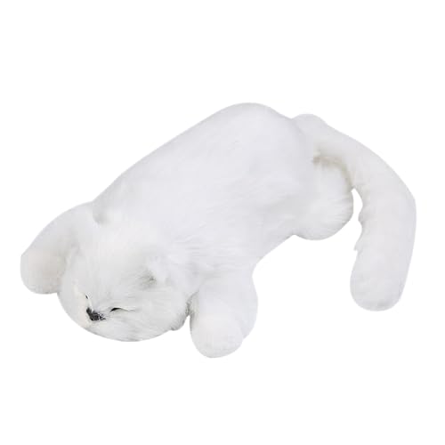 kowaku Elektrische Plüschkatze, Stofftier, Begleittier, elektronische interaktive Katze als Partygeschenk, Weiß kowaku Elektrische Plüschkatze, Stofftier, Begleittier, elektronische interaktive Katze als Partygeschenk, Weiß von kowaku