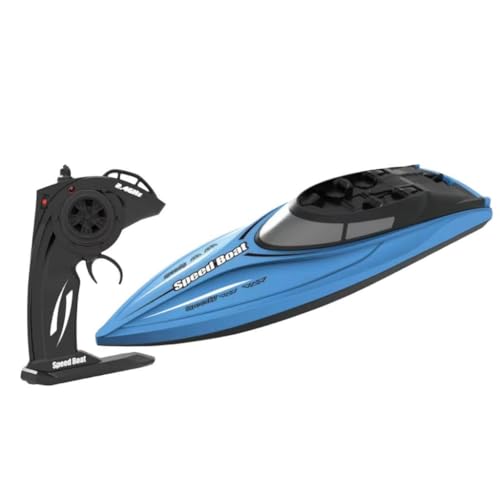 kowaku Elektrisches Schnellboot, RC Fernbedienungs -Kontrollboot für Kinder, Blau von kowaku