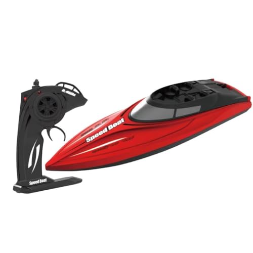 kowaku Elektrisches Schnellboot, RC Fernbedienungs -Kontrollboot für Kinder, Rot von kowaku