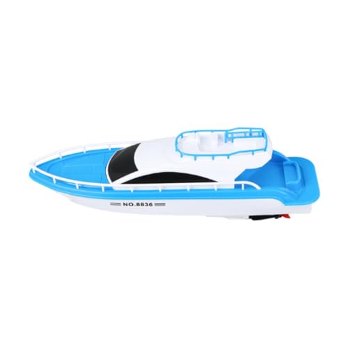 kowaku Elektrisches Schnellboot-Spielzeug für Kinder, Baby-Badespielzeug, lustig, Wasserspielzeug, Boot-Modell, Spielzeug, Yacht, Pool-Spielzeug für Kinder, Weiß von kowaku