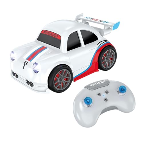 kowaku Ferngesteuertes Auto, Spielzeug, RC-Auto, automatisches Driften, pädagogisches Spielzeug, RC-Fahrzeug für Jungen und Mädchen, fantasievolles, Weiß von kowaku