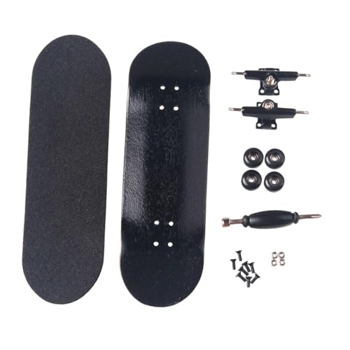 kowaku Fingerboard -Bildungsspielzeug mit Lagerparty bevorzugt handgefertigte Finger -Skateboard -Fingerspitzen Bewegung für Skateliebhaber, Schwarz kowaku Fingerboard -Bildungsspielzeug mit Lagerparty bevorzugt handgefertigte Finger -Skateboard -Fingerspitzen Bewegung für Skateliebhaber, Schwarz von kowaku
