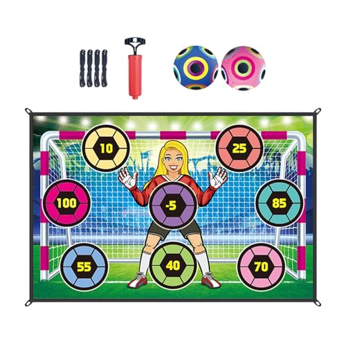 kowaku Fußballspiel Set für Jungen und Mädchen Ziel -Turf -Partyspiel mit klebrigen Fußball für den Innenraum im Freien, Style D kowaku Fußballspiel Set für Jungen und Mädchen Ziel -Turf -Partyspiel mit klebrigen Fußball für den Innenraum im Freien, Style D von kowaku