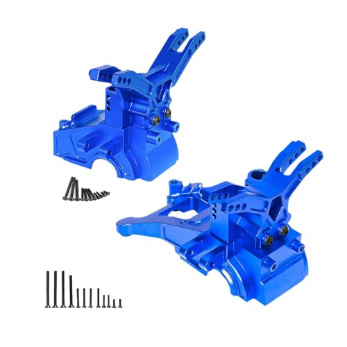 kowaku Getriebeabdeckung aus Metall, Teil für 1/10 1/8 RC Car LKW, Einfache Montage, Blau kowaku Getriebeabdeckung aus Metall, Teil für 1/10 1/8 RC Car LKW, Einfache Montage, Blau von kowaku