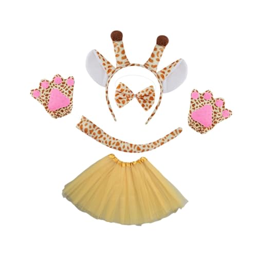 kowaku Giraffe Kostüm Set für Festlichkeiten Und Feiern, Gelb kowaku Giraffe Kostüm Set für Festlichkeiten Und Feiern, Gelb von kowaku