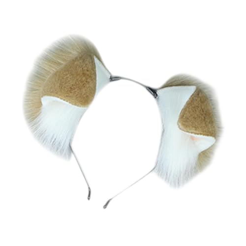 kowaku Haarreif Dekoration Süßes Stirnband für Geburtstag Leistung Karneval Halloween, Helles Kamelweiß kowaku Haarreif Dekoration Süßes Stirnband für Geburtstag Leistung Karneval Halloween, Helles Kamelweiß von kowaku