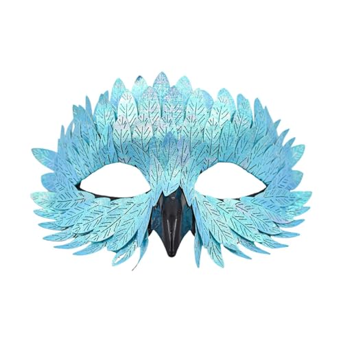 kowaku Halloween Food Dress Up Masquerade Vogelmaske für Valentinstag Cosplay, Blau kowaku Halloween Food Dress Up Masquerade Vogelmaske für Valentinstag Cosplay, Blau von kowaku
