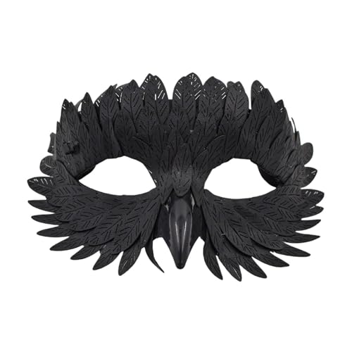kowaku Halloween Food Dress Up Masquerade Vogelmaske für Valentinstag Cosplay, Schwarz kowaku Halloween Food Dress Up Masquerade Vogelmaske für Valentinstag Cosplay, Schwarz von kowaku