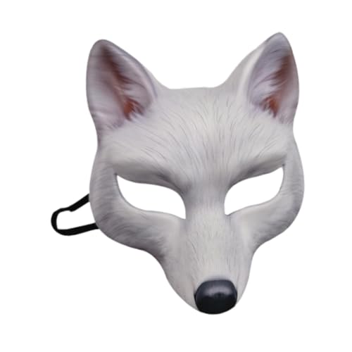 kowaku Halloween Maske Cosplay Tier Gesicht Maske für Bühne Leistung Party Favor, Weiß von kowaku