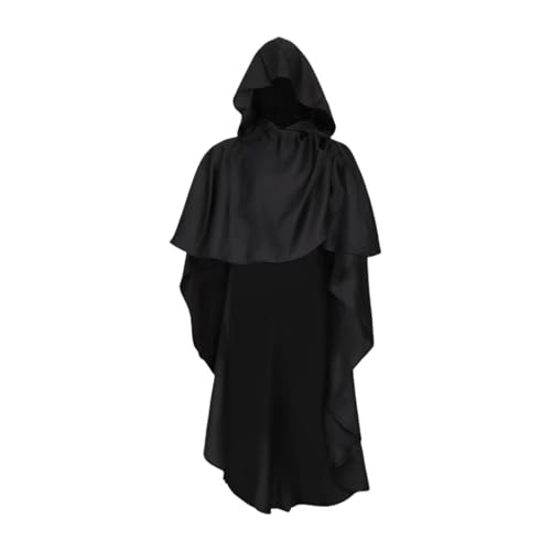 kowaku Halloween Umhang Hexenkostüm Mittelalter Kostüm Cape für Club, Kostümparty, Schwarz kowaku Halloween Umhang Hexenkostüm Mittelalter Kostüm Cape für Club, Kostümparty, Schwarz von kowaku