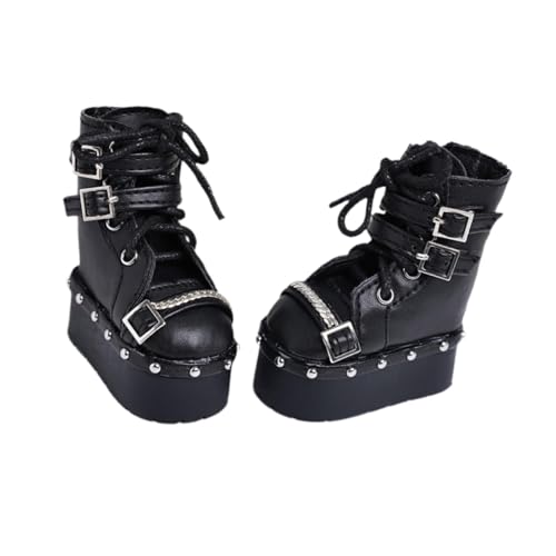 kowaku Hohe Stiefel im Maßstab 1:4, weibliche Modellschuhe, Puppenfigurenschuhe, für 45 cm große weibliche Actionfiguren kowaku Hohe Stiefel im Maßstab 1:4, weibliche Modellschuhe, Puppenfigurenschuhe, für 45 cm große weibliche Actionfiguren von kowaku
