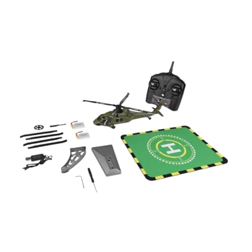 kowaku K170 RC Hubschrauber bürstenloser Flugzeug Kinder Spielzeug Spielzeug Vier Kanalflugzeuge Modellsimulationsmodell, 2 Kräfte von kowaku