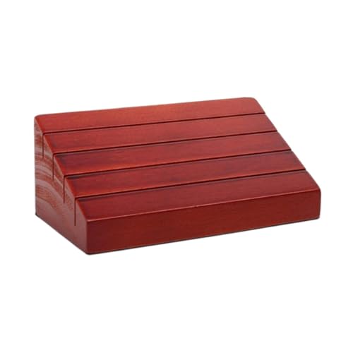 kowaku Kartenhalter -Tablett Organisator, Holzkartenhalter -Display für Partys, Spieleabende, Style A von kowaku