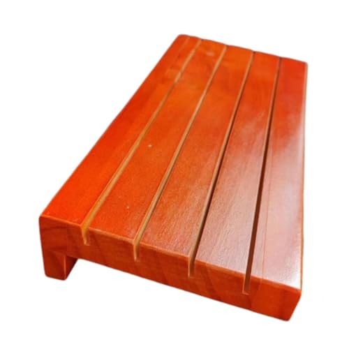 kowaku Kartenhalter -Tablett Organisator, Holzkartenhalter -Display für Partys, Spieleabende, Style D von kowaku