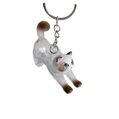 kowaku Katzen-Schlüsselanhänger, Taschenanhänger, vielseitig, kompakt, Katzenliebhaber, Geschenk für Kinder und Erwachsene, Schlüsselanhänger, Souvenir, Style A kowaku Katzen-Schlüsselanhänger, Taschenanhänger, vielseitig, kompakt, Katzenliebhaber, Geschenk für Kinder und Erwachsene, Schlüsselanhänger, Souvenir, Style A von kowaku