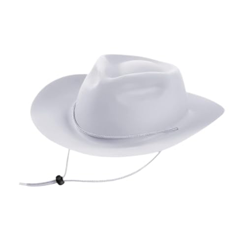 kowaku Kinder Western Cowboy Hut Stilvoller Cowgirl Hut für Camping -Geburtstagsgeschenk, Weiß kowaku Kinder Western Cowboy Hut Stilvoller Cowgirl Hut für Camping -Geburtstagsgeschenk, Weiß von kowaku