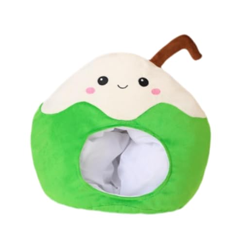 kowaku Kokosnuss -Kopfbedeckung Cosplay Geschenkzubehör Kopfbedeckung für Urlaubsleistung von kowaku